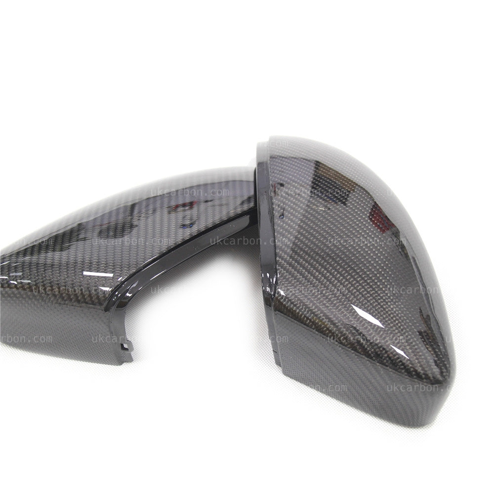 Volkswagen VW Passat Carbon Fibre Wing Mirror Cover Replacements by UKCarbon