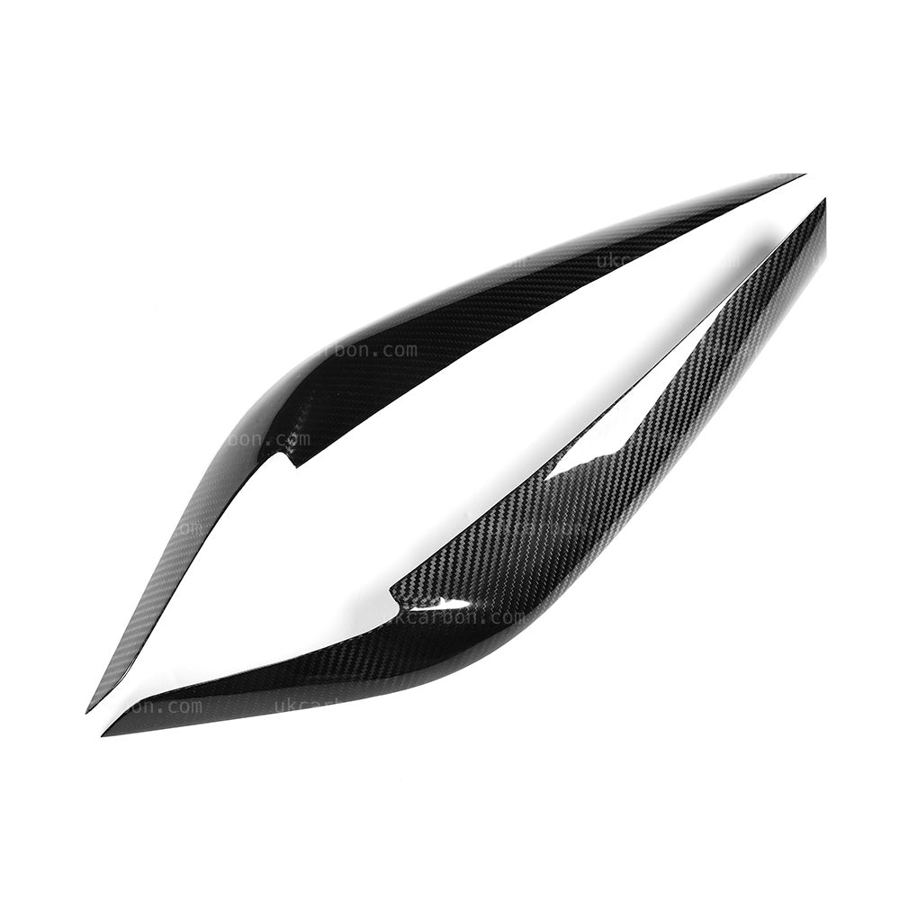BMW 5 series M5 Carbon Fibre Headlight Eyelids Trim G30 G31 G38 F90 by UKCarbon