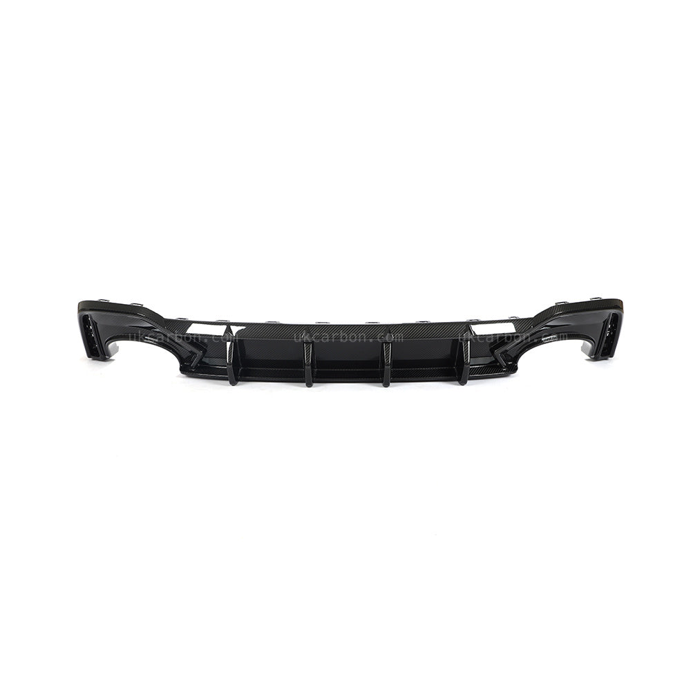 Audi RS6 Diffuser Pre Preg Carbon Fibre C8 2018 + Rear Bumper Kit by UKCarbon