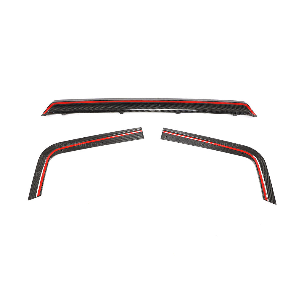 Volkswagen T6 Multivan Van Carbon Fibre Rear Bumper Diffuser Kit by UKCarbon
