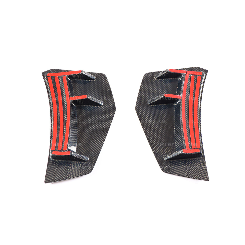Audi R8 Rear Carbon Fibre Bumper Trim Diffuser Performance Style