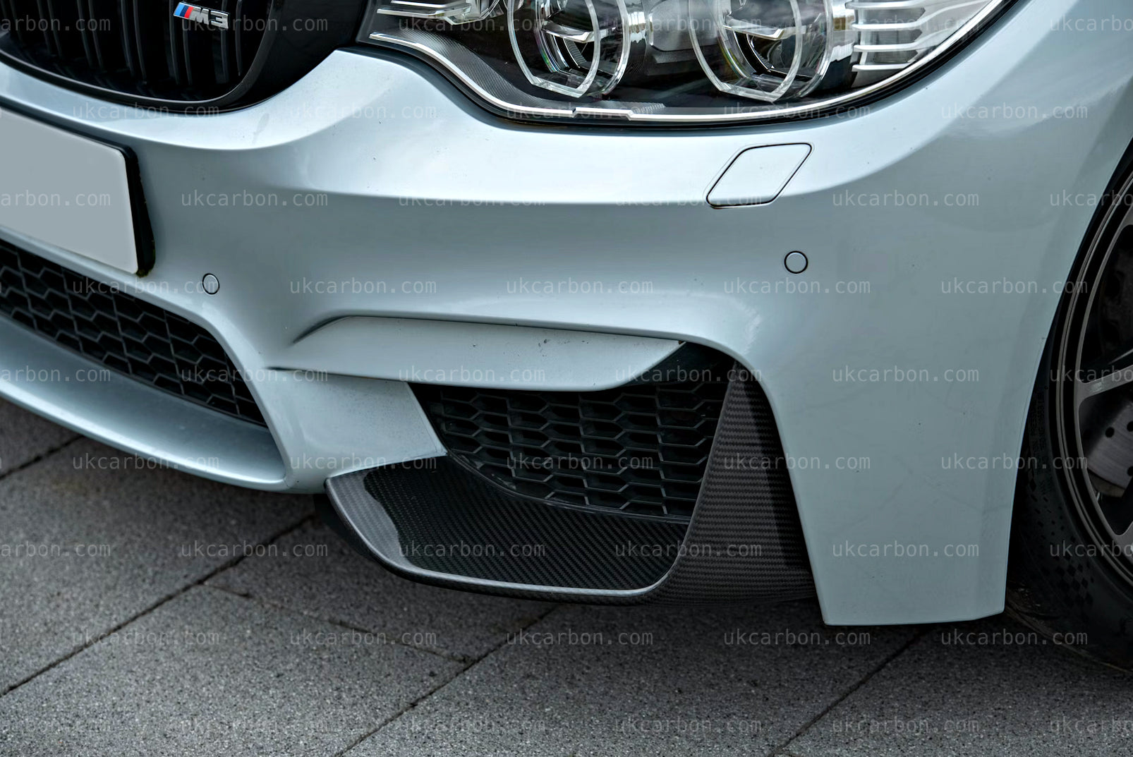 BMW M3 M4 Front Bumper Insert Splitter Pre Preg Carbon Fibre F80 F82