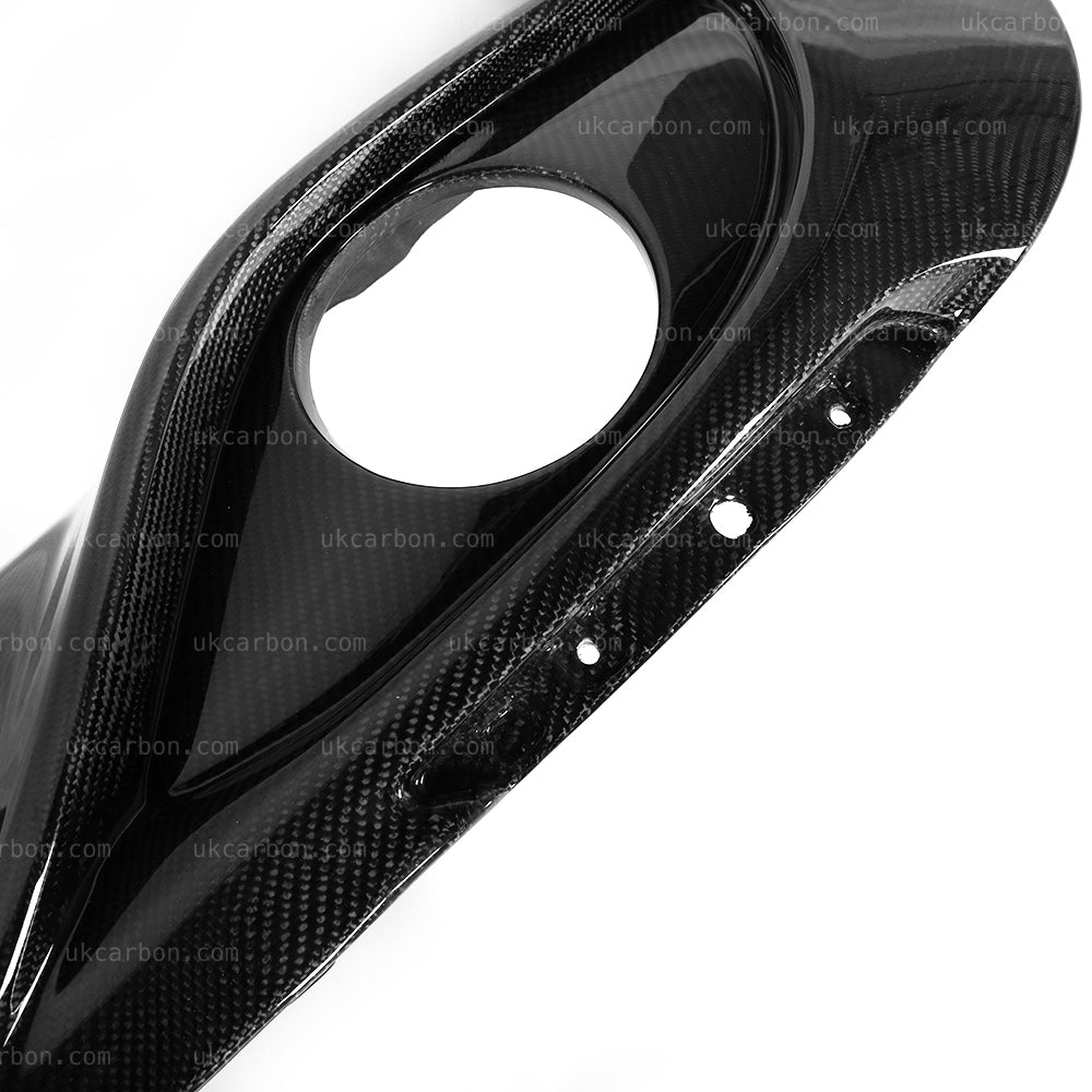 Alfa Romeo Giulia Veloce Ti Sport Carbon Fibre Diffuser by UKCarbon