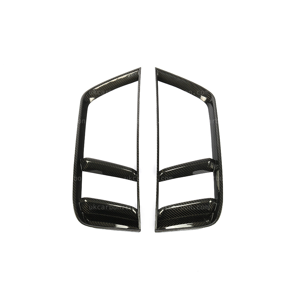 Audi R8 Rear Carbon Fibre Pre Preg Bumper Grille Intake Insert
