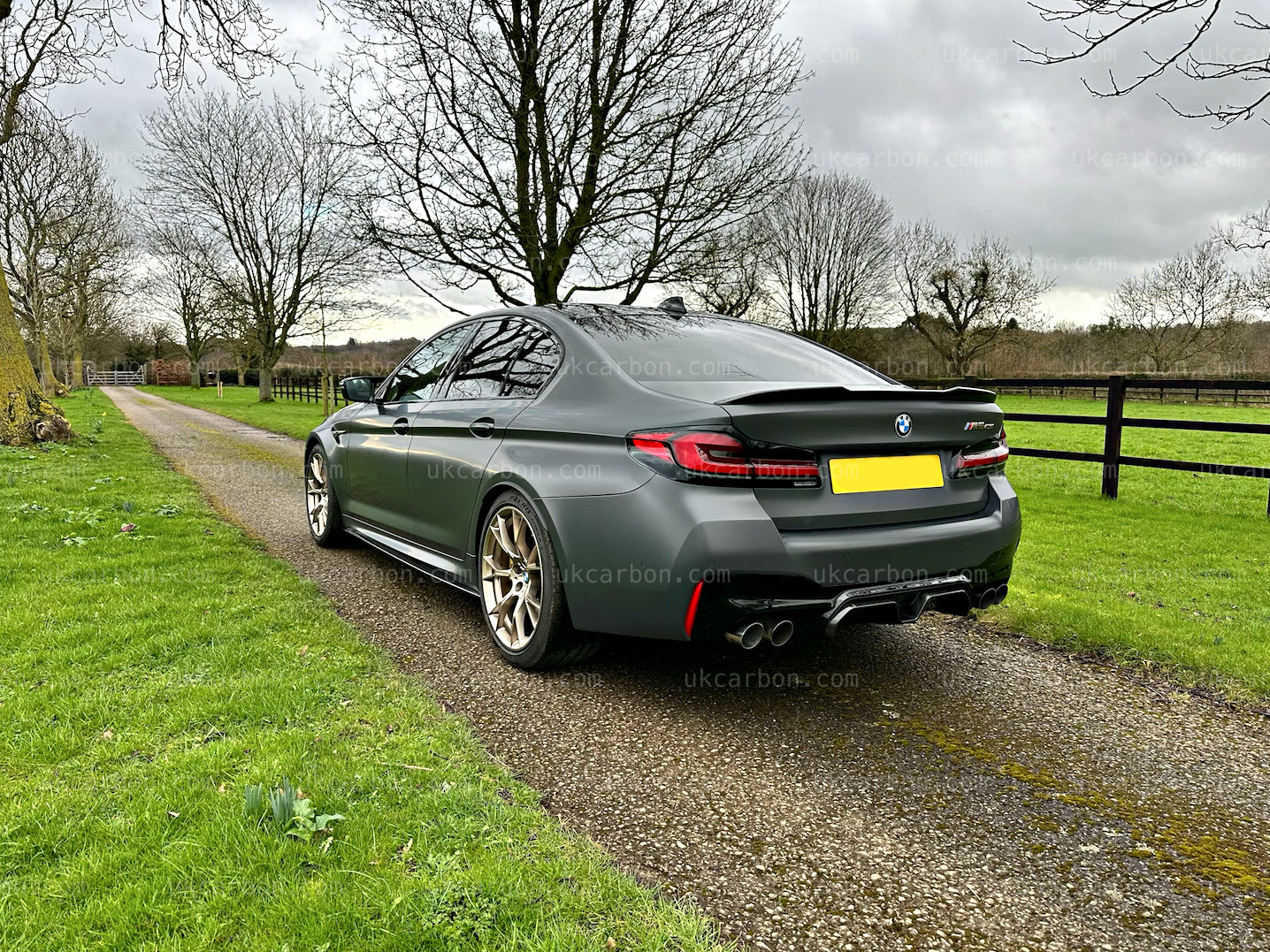 BMW M5 F90 CS Style Pre Preg Carbon Fibre Diffuser