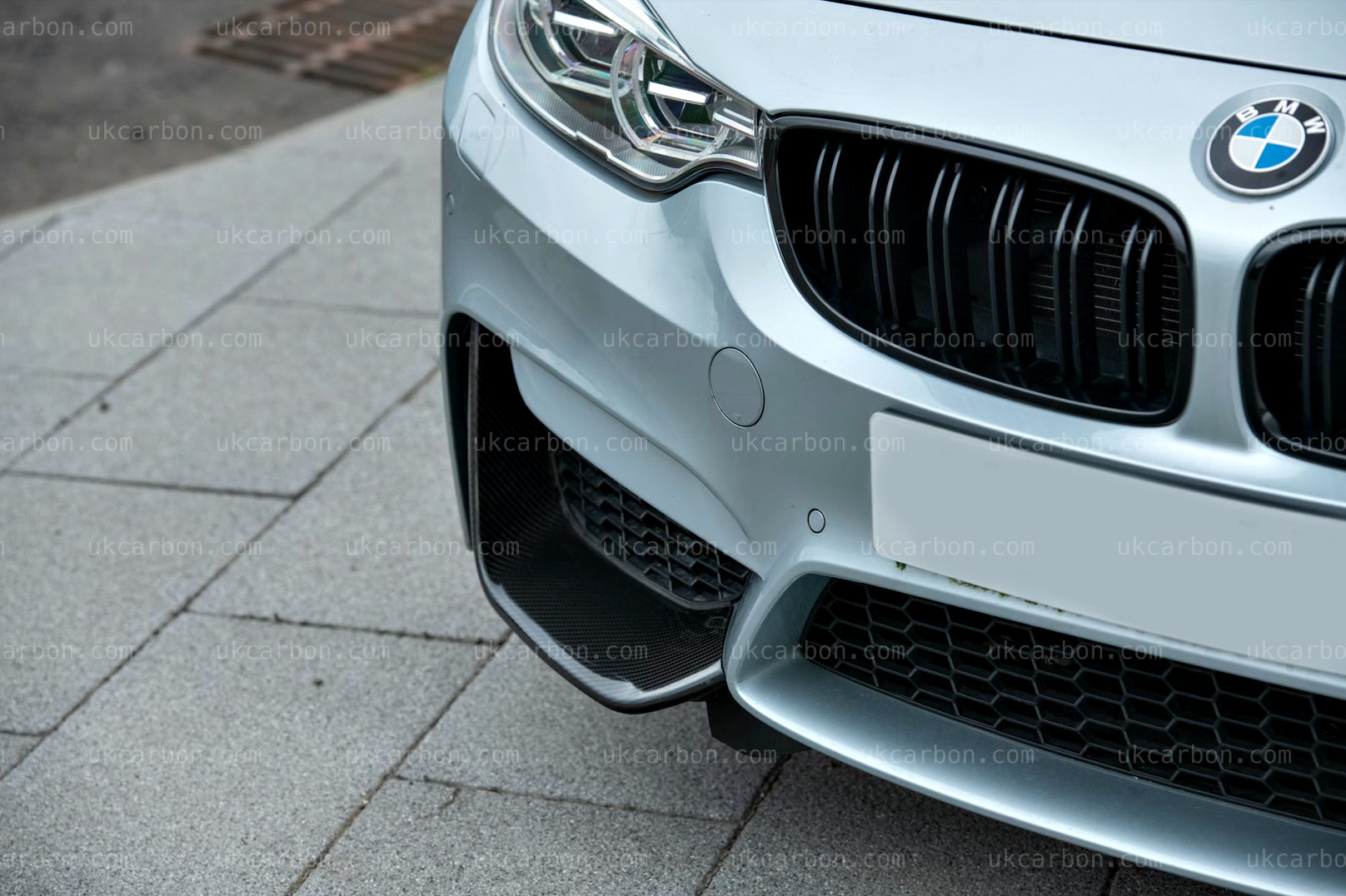 BMW M3 M4 Front Bumper Insert Splitter Pre Preg Carbon Fibre F80 F82