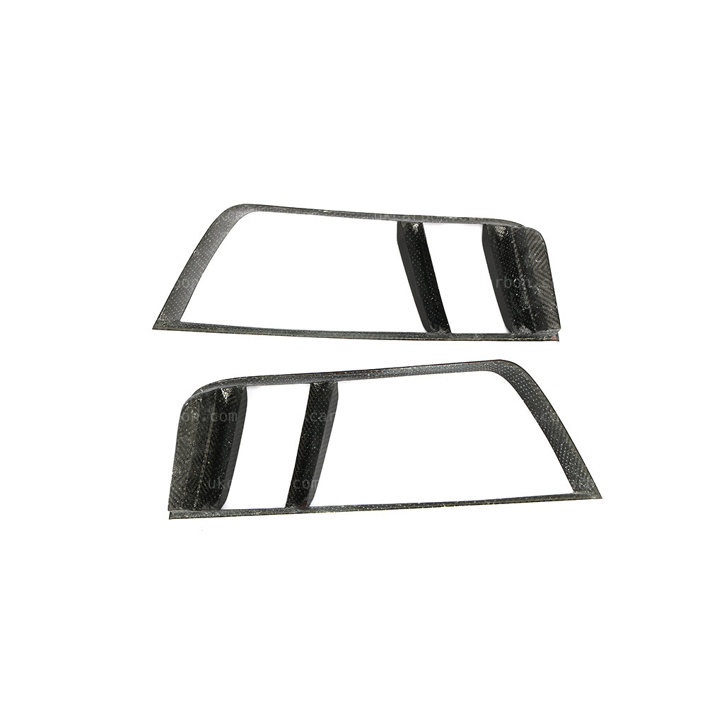 Audi R8 Rear Carbon Fibre Pre Preg Bumper Grille Intake Insert