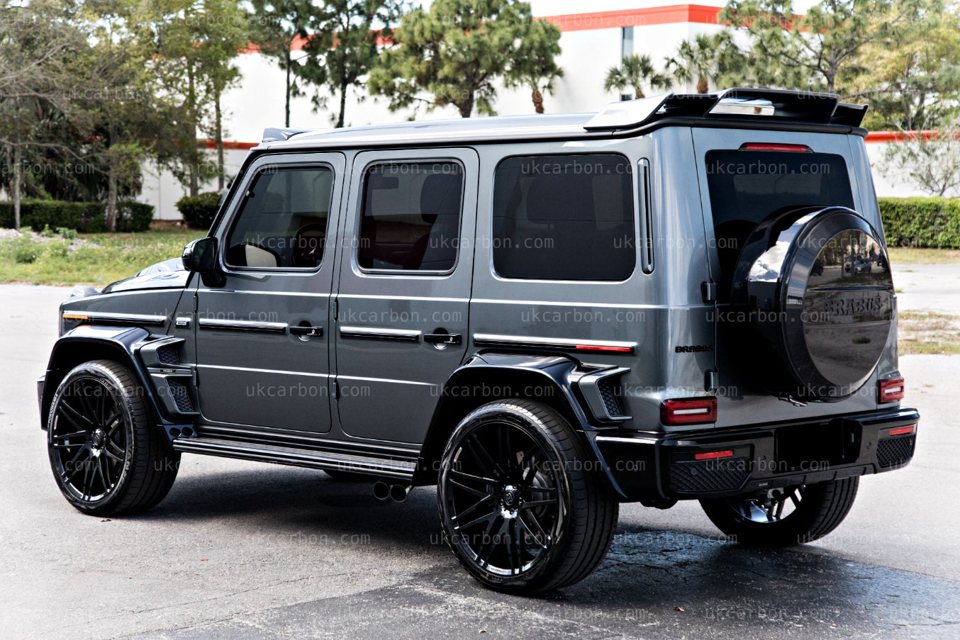 Mercedes Benz G Wagon Spoiler Brabus Style Rear Boot 2019-2024 by UKCarbon