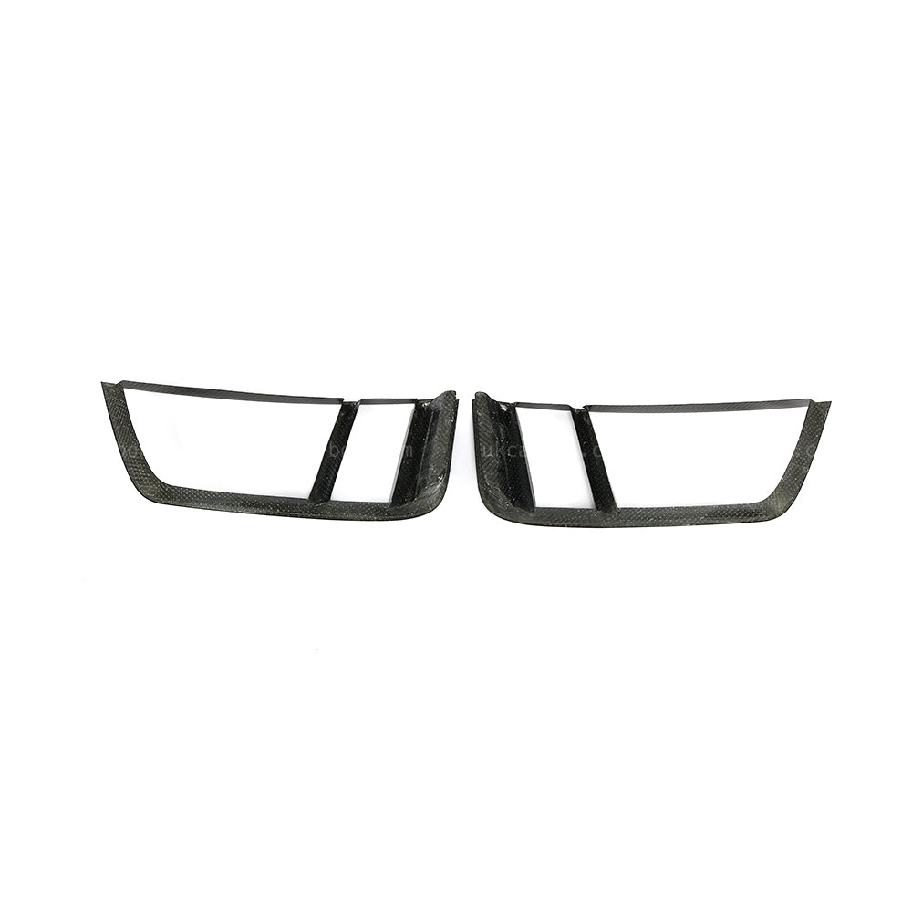 Audi R8 Rear Carbon Fibre Pre Preg Bumper Grille Intake Insert