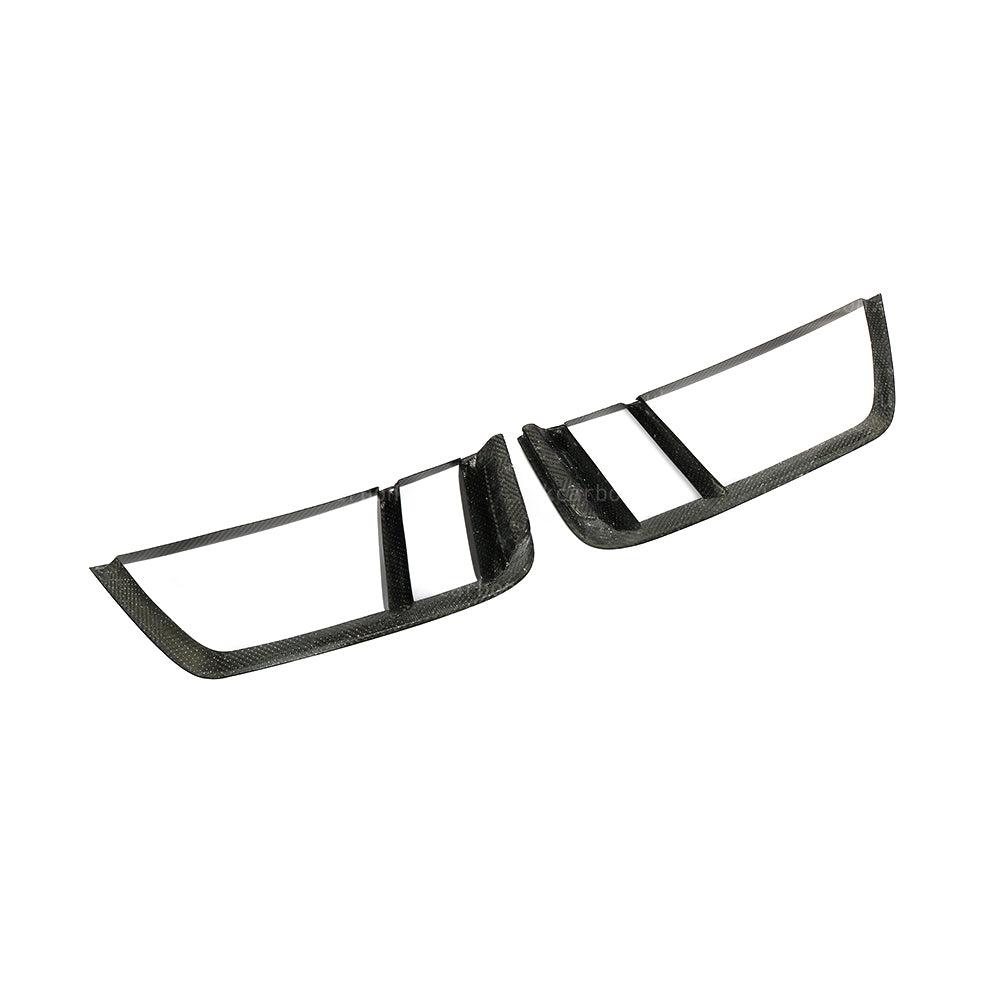 Audi R8 Rear Carbon Fibre Pre Preg Bumper Grille Intake Insert