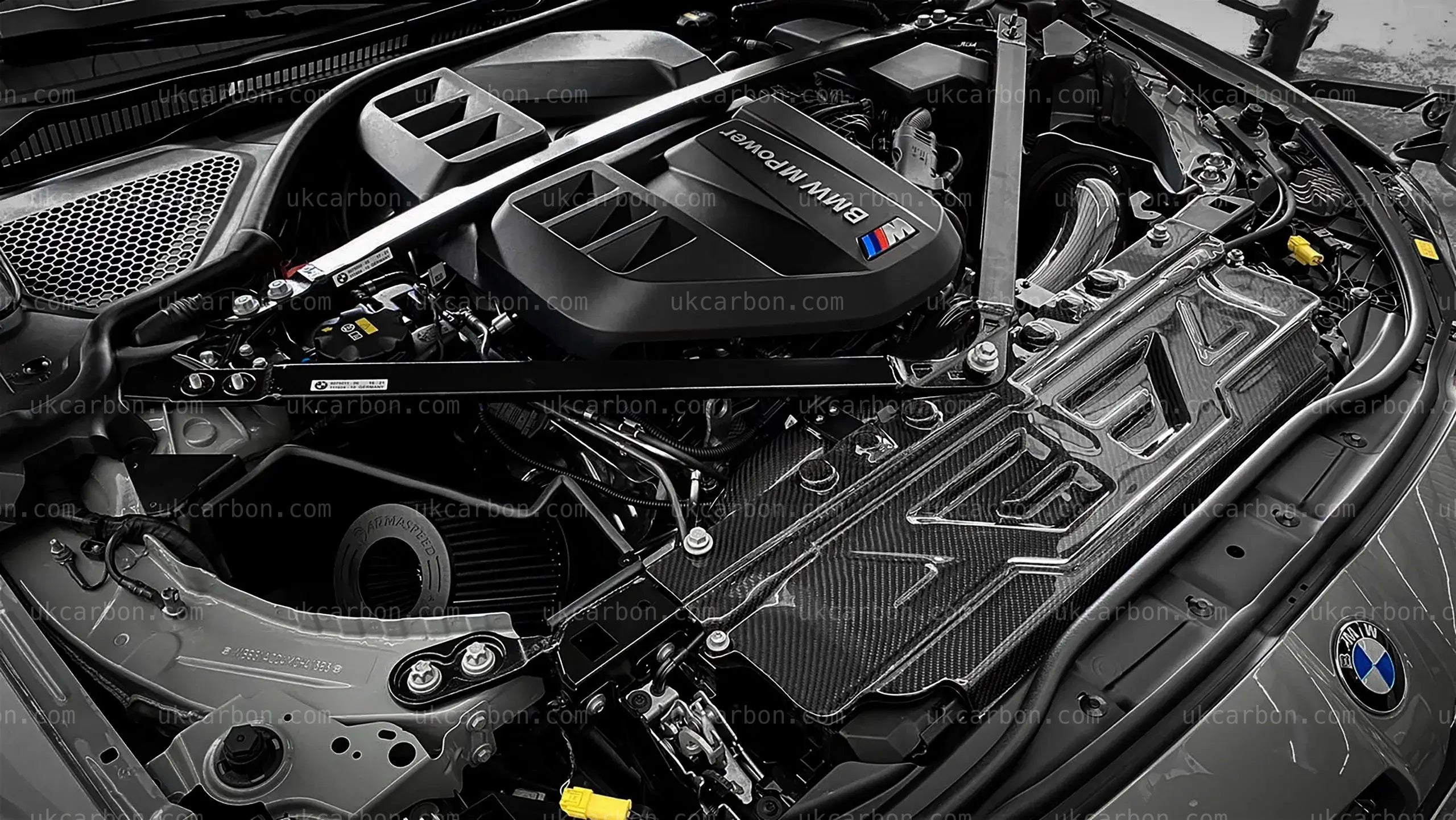 BMW M2 M3 M4 Pre Preg Carbon Fibre Engine Slam Panel Cover G87 G80 G82 G82 G83