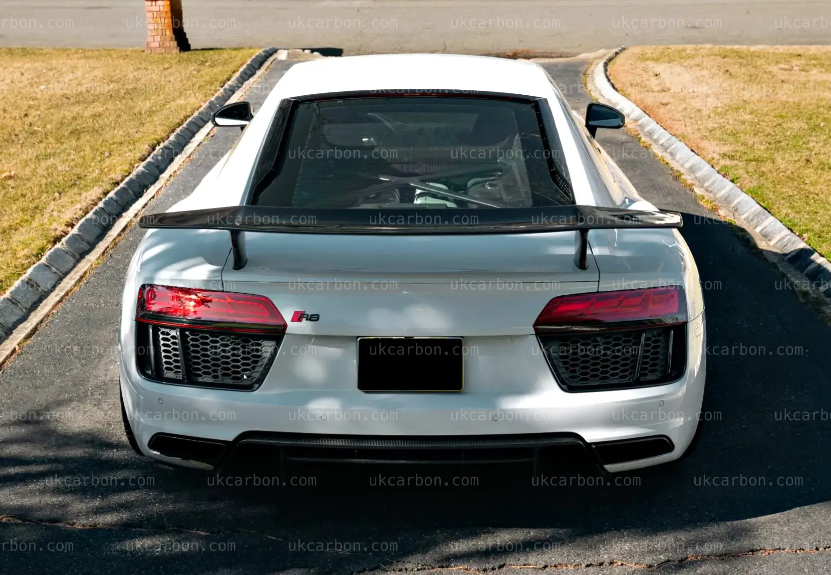 Audi R8 V8 V10 Plus Carbon Fibre Rear Wing Spoiler Vorsteiner Style by UKCarbon