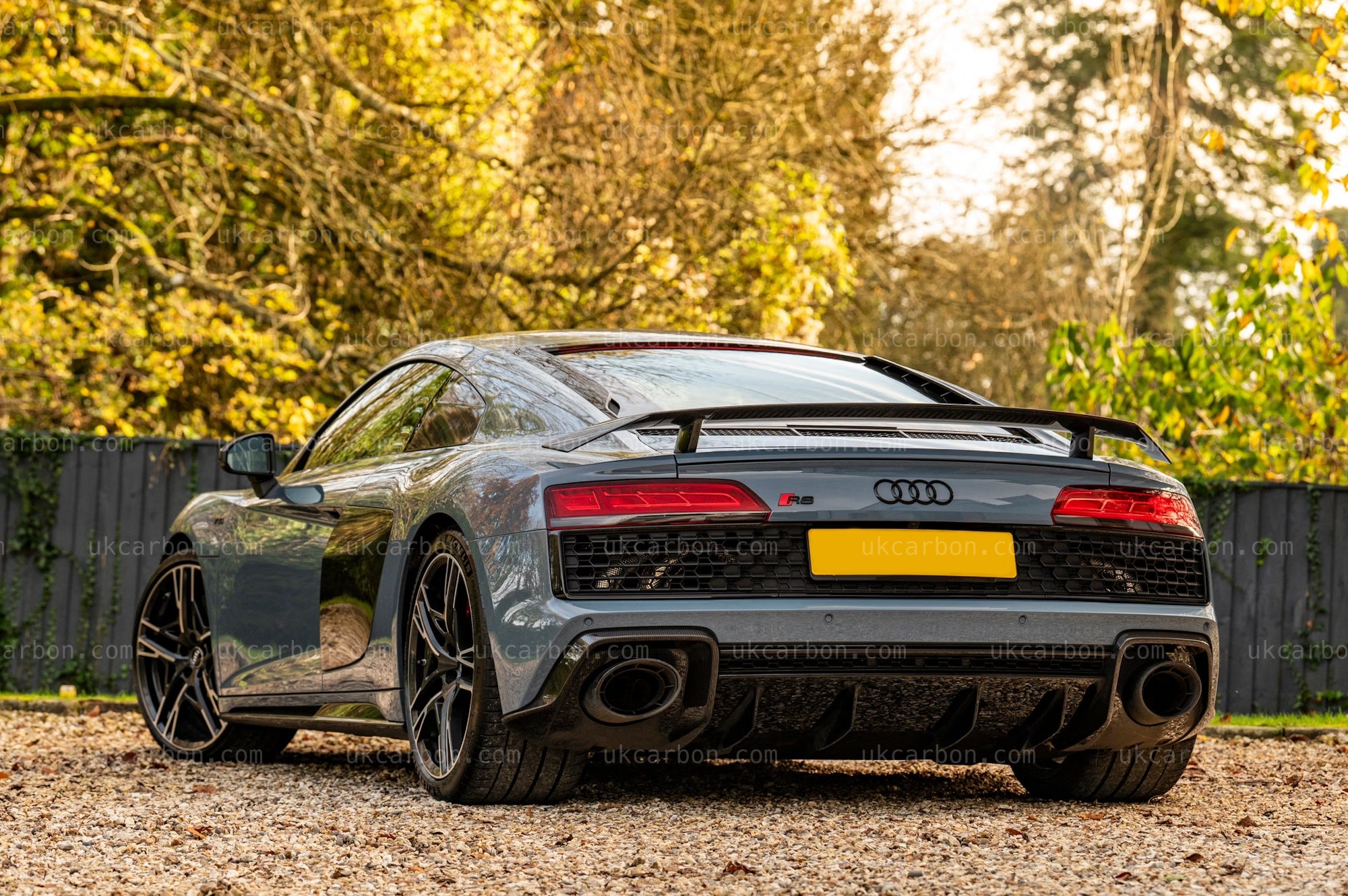 Audi R8 Spoiler OEM Style Gen 2 LCI Coupe Carbon Fibre 2019 - 2024 by UKCarbon
