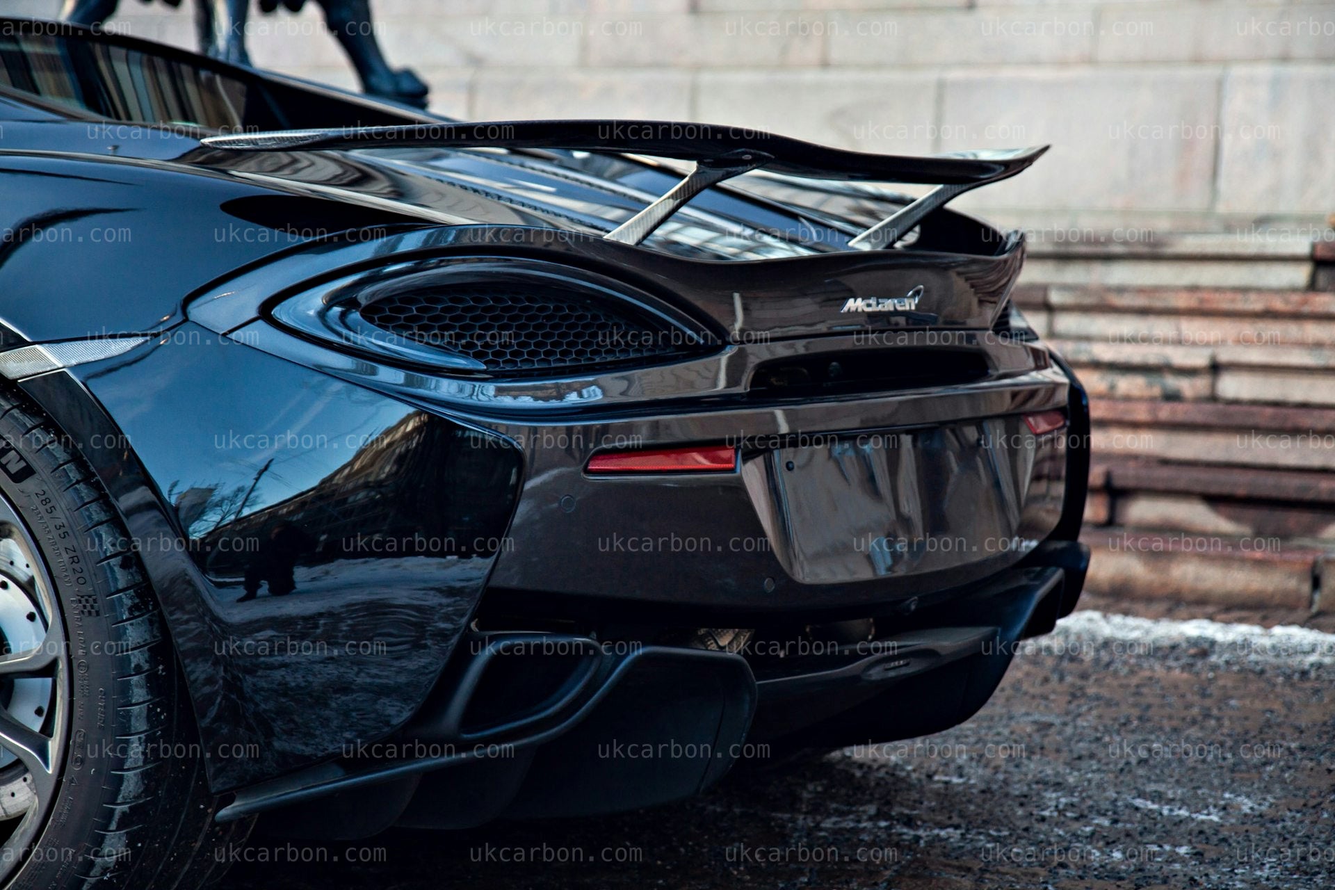 Mclaren 540 570 S GT MSO Novitec Style Carbon Fibre Rear Spoiler by UKCarbon