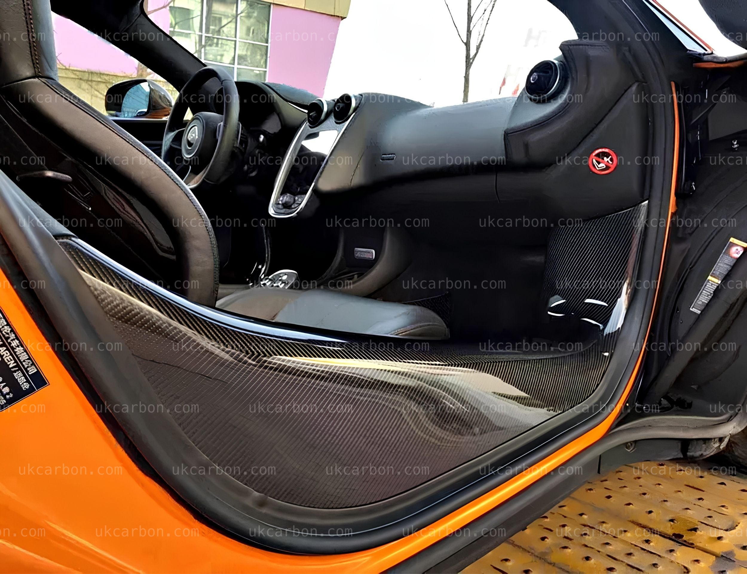 Mclaren 540C 570S GT Door Sills Dry Carbon Fibre Door Trim