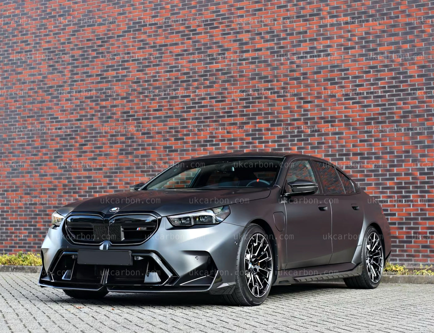 BMW M5 Splitter Pre Preg G90 G99 M Performance Style Front Bumper Lip Kit