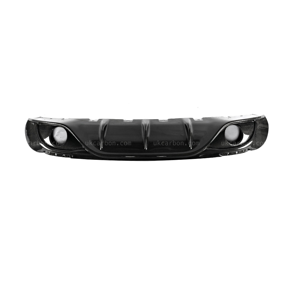 Alfa Romeo Giulia Veloce Ti Sport Carbon Fibre Diffuser by UKCarbon