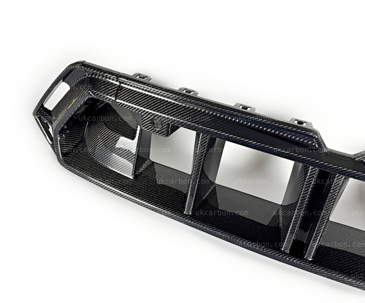 BMW M5 G90 G99 Carbon Fibre Lower Grille Bumper Trim Insert