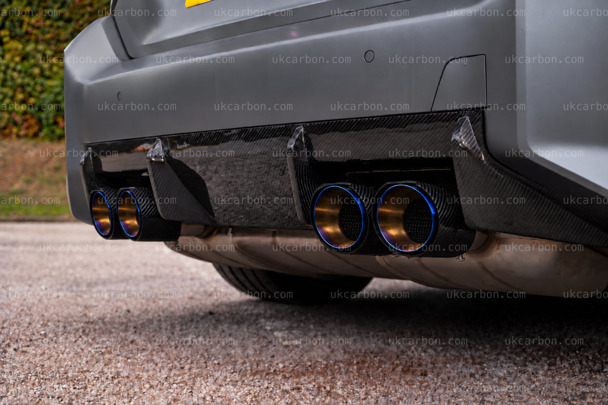 BMW M2 G87 M3 G80 G81 M4 G82 G83 M Performance Carbon Exhaust Tips