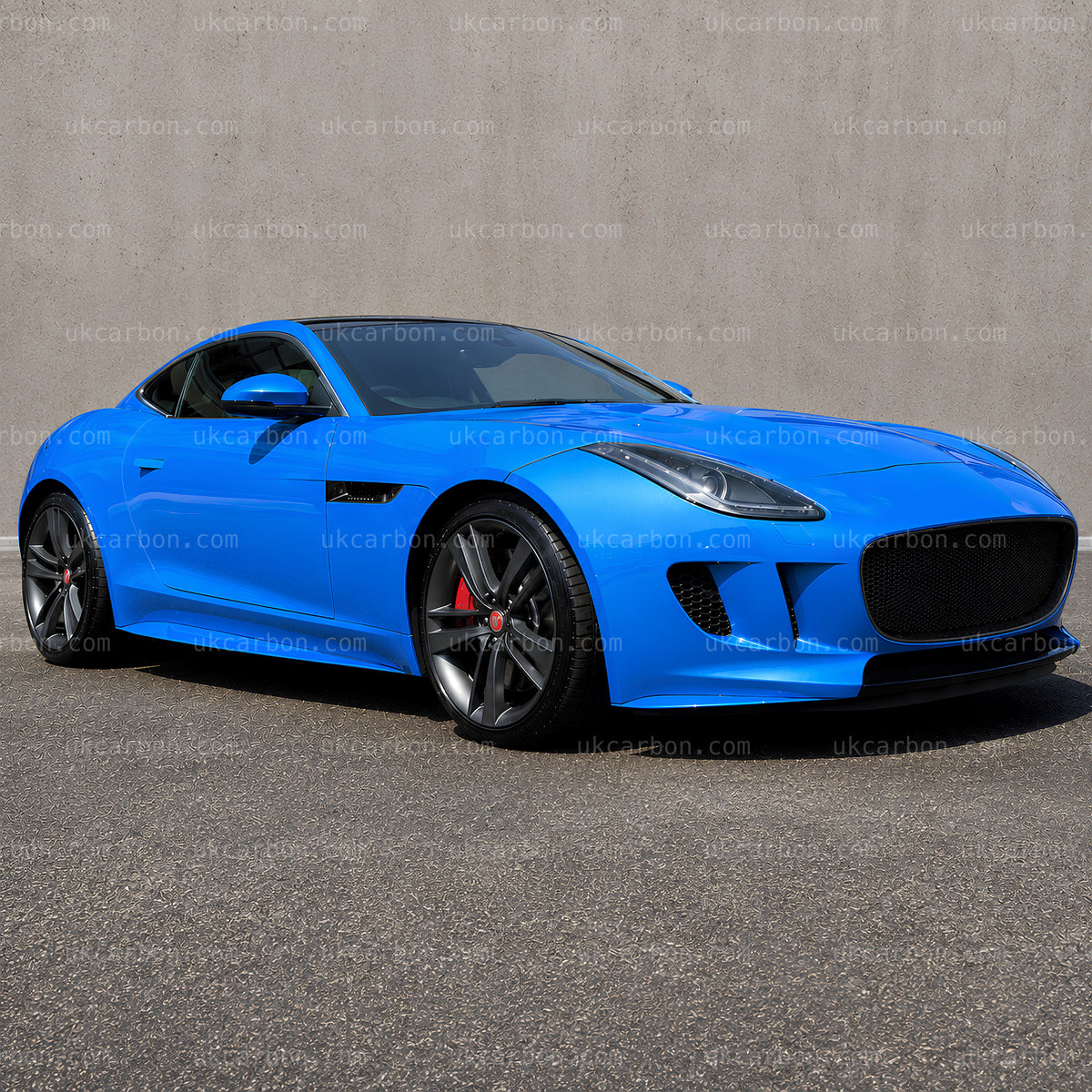 Jaguar F Type Carbon Fibre Grille Project 7 Style Front Mesh