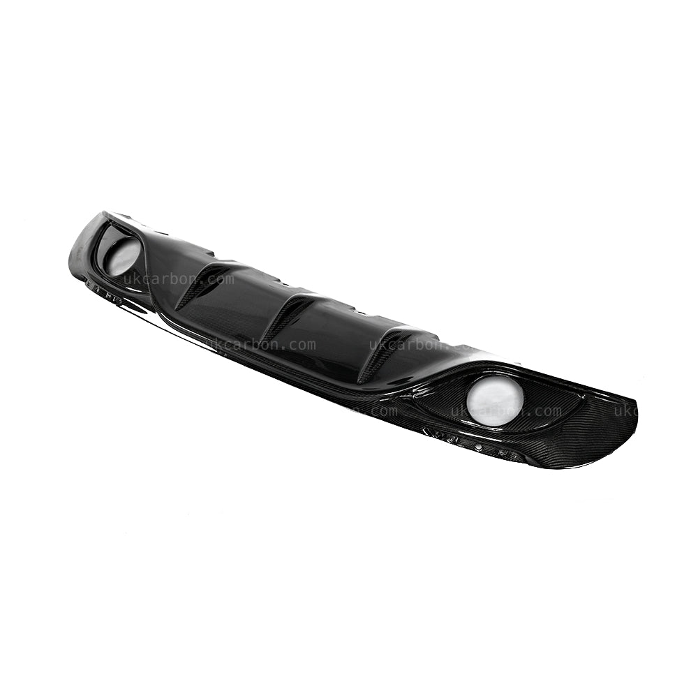 Alfa Romeo Giulia Veloce Ti Sport Carbon Fibre Diffuser by UKCarbon