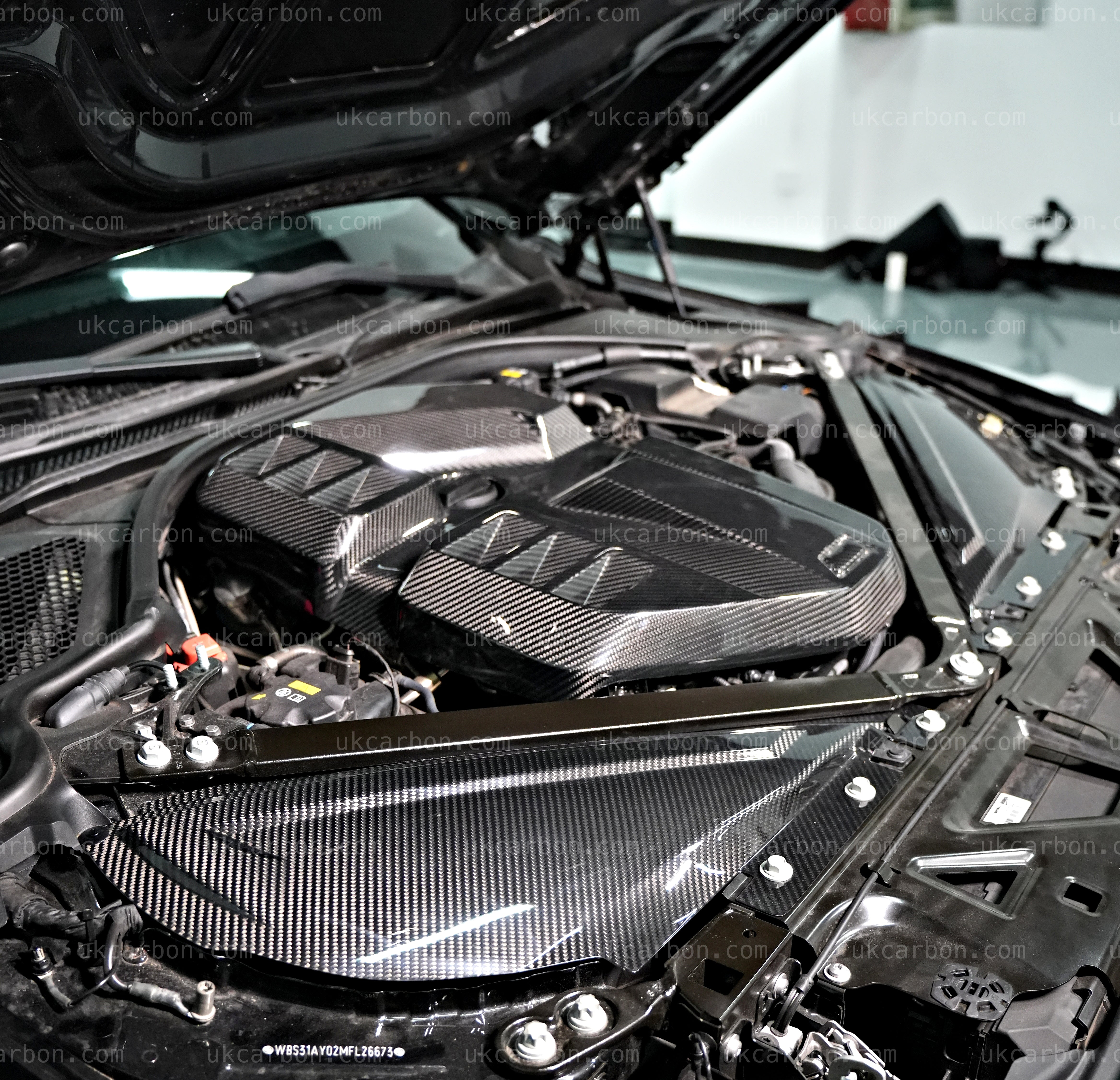 BMW M2 M3 M4 Pre Preg Carbon Fibre Engine Cover G87 G80 G82 G82 G83