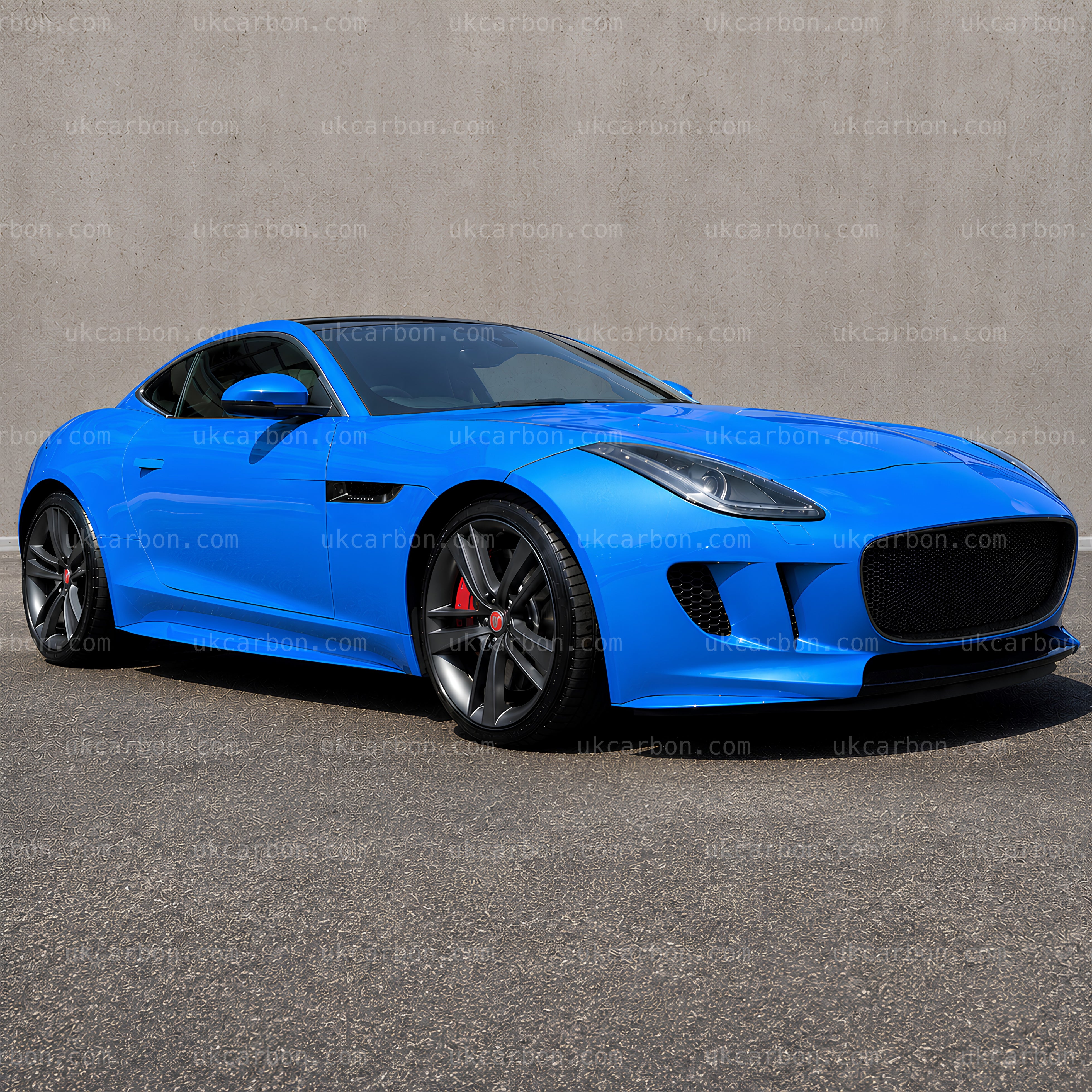 Jaguar F Type Carbon Fibre Grille Project 7 Style Front Mesh