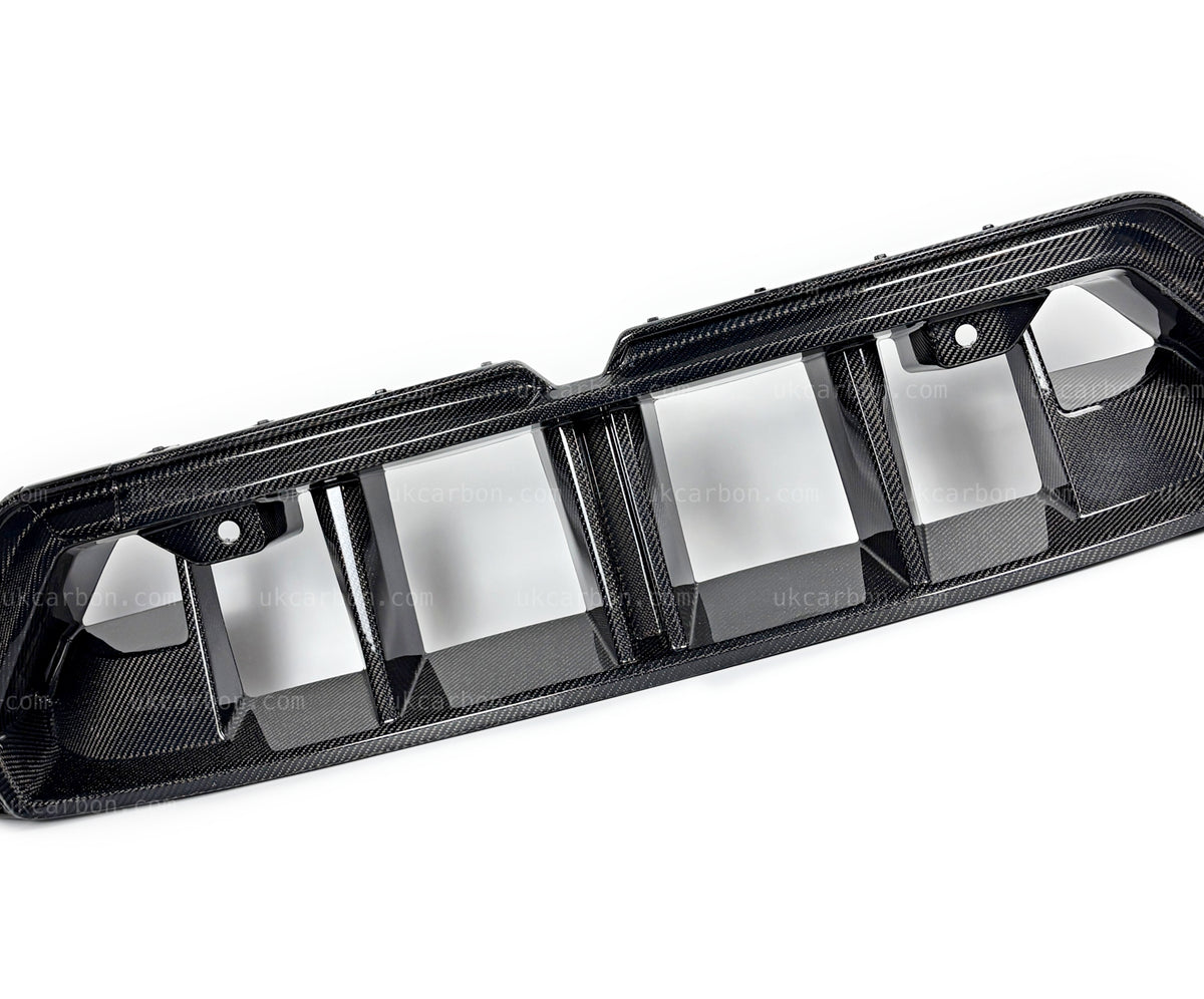 BMW M5 G90 G99 Carbon Fibre Lower Grille Bumper Trim Insert