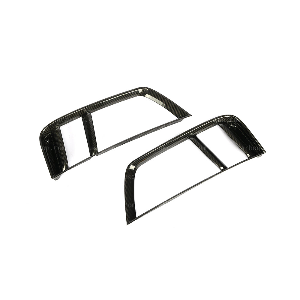 Audi R8 Rear Carbon Fibre Pre Preg Bumper Grille Intake Insert