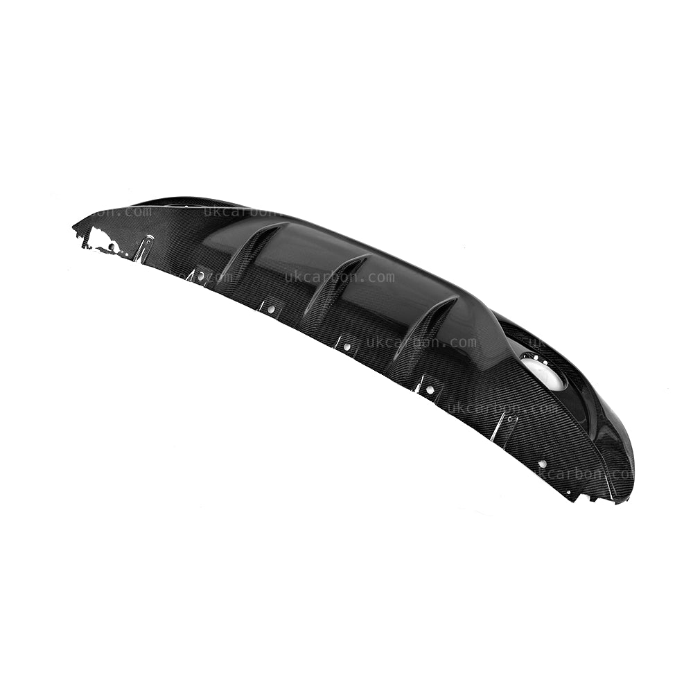 Alfa Romeo Giulia Veloce Ti Sport Carbon Fibre Diffuser by UKCarbon