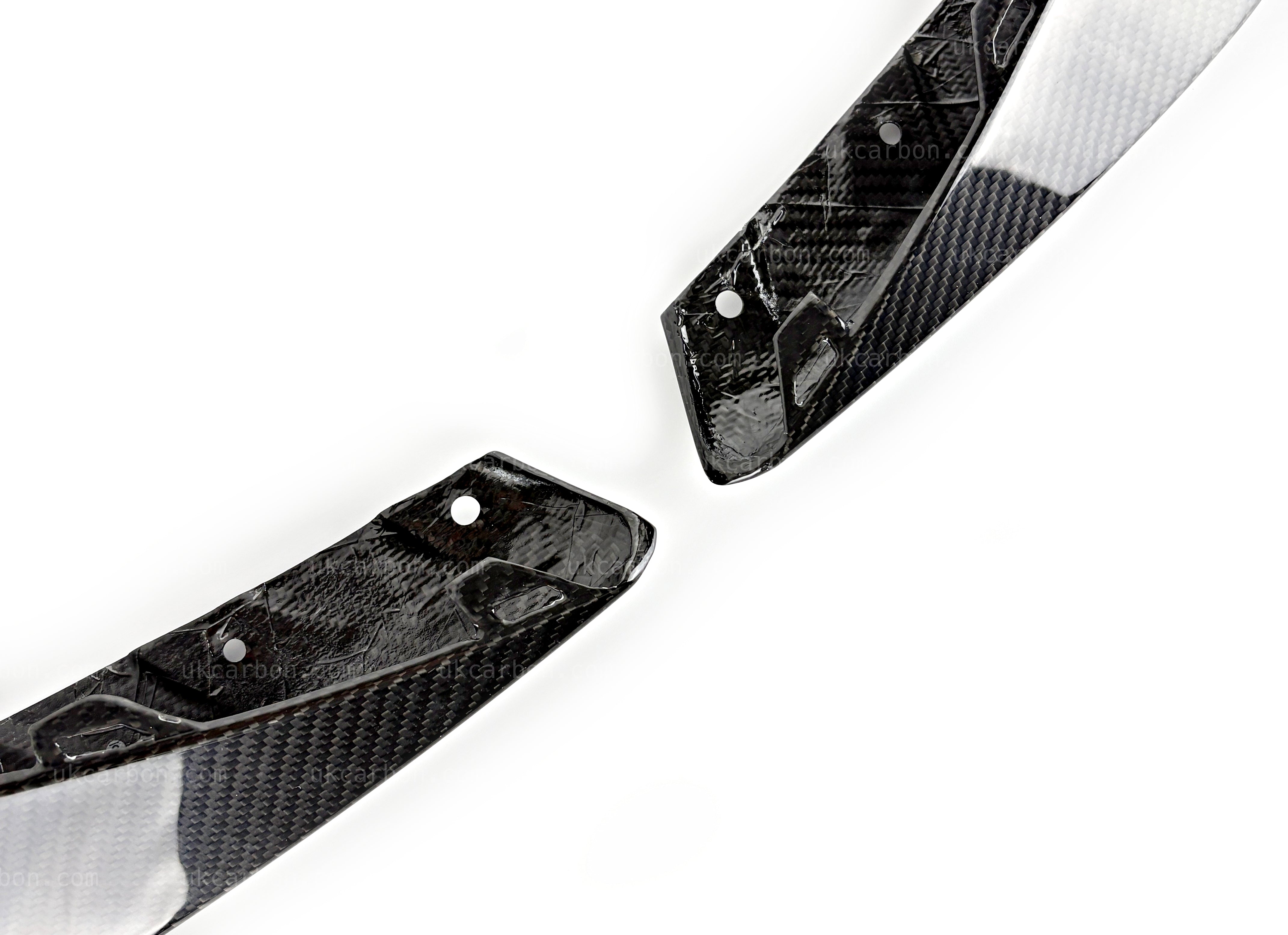 BMW M3 M4 Front Bumper Corner Splitter Pre Preg Carbon Fibre G80 G82