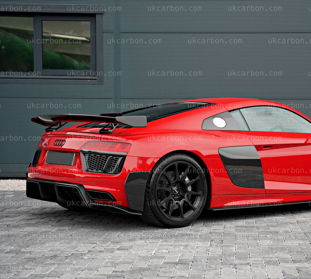 Audi R8 Spoiler Carbon Fibre GT Style Gen 2 Pre Preg Kit