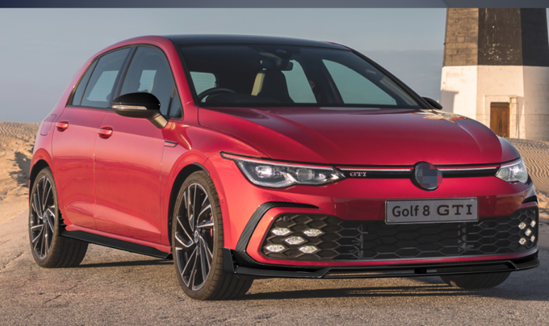 Volkswagen Golf MK8 GTI Splitter Pre Preg Carbon Fibre